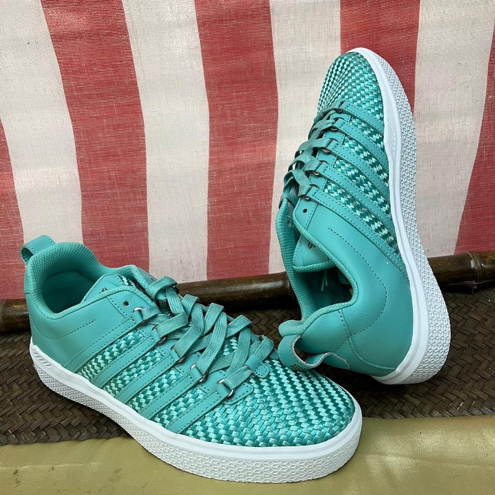 NEW K-Swiss Donovan shoes men’s 9 sky blue sneakers sport - Picture 2 of 9